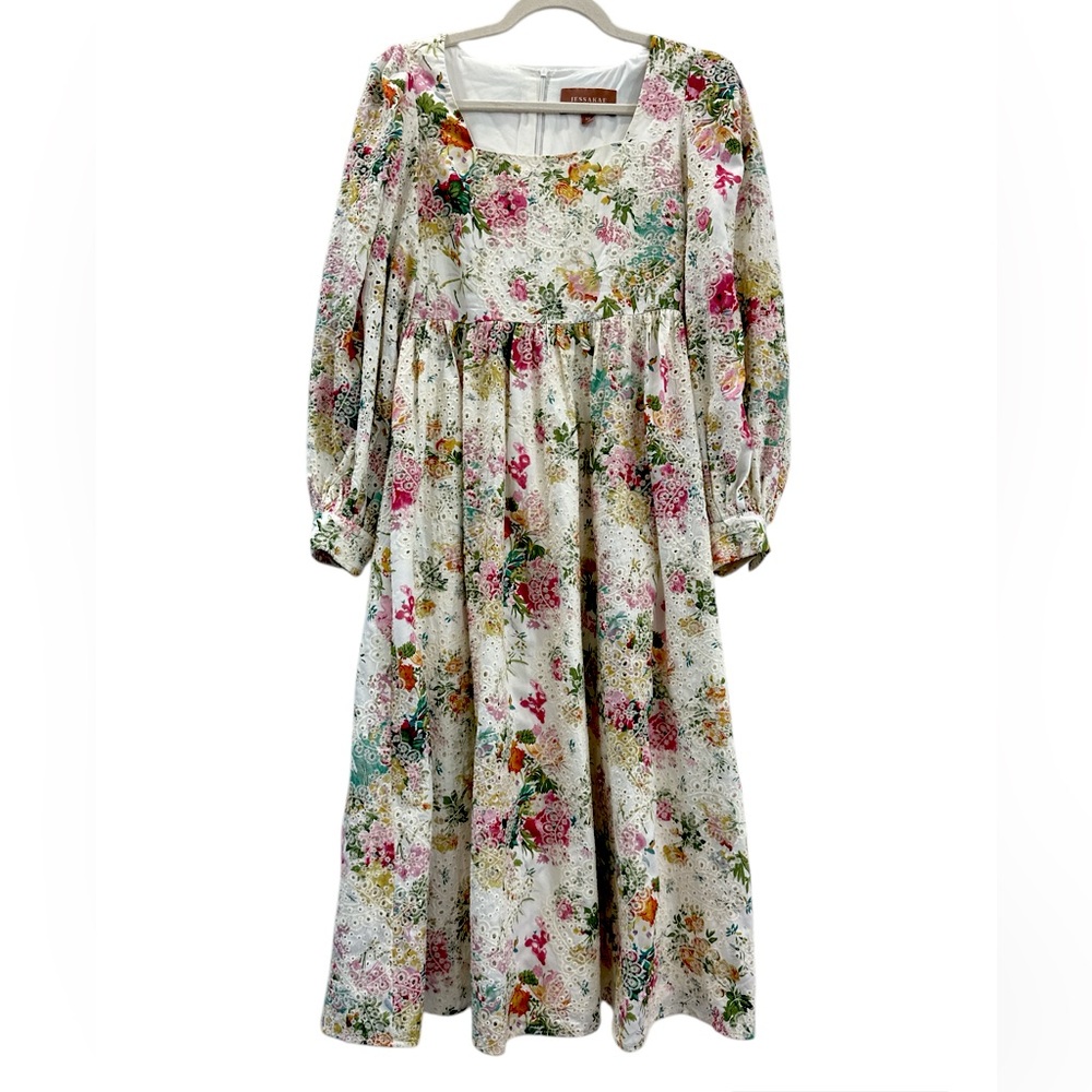 Eyelet JessaKae Floral Dress XS
